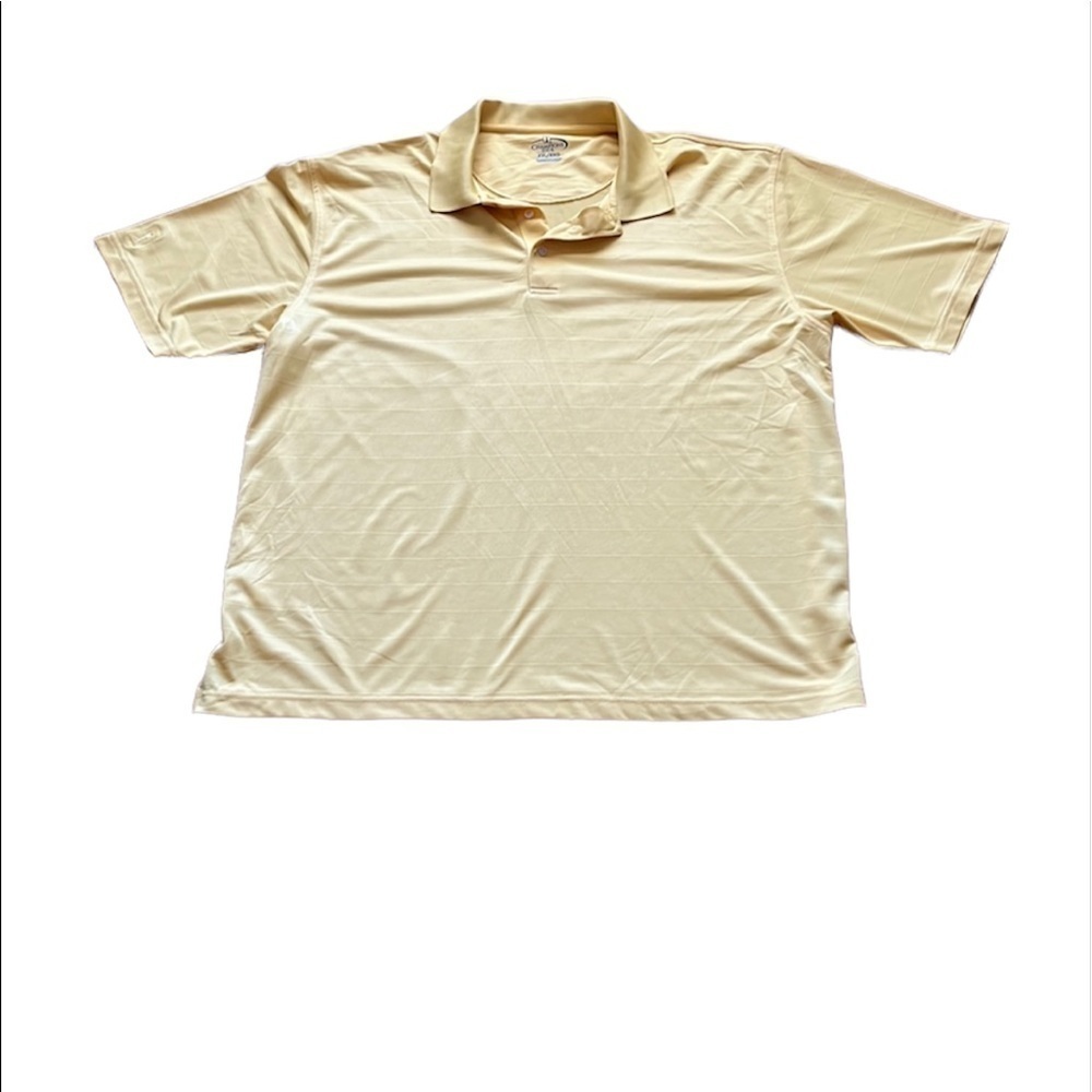 Champions Tour men’s yellow  golf polo shirt Size XXL
